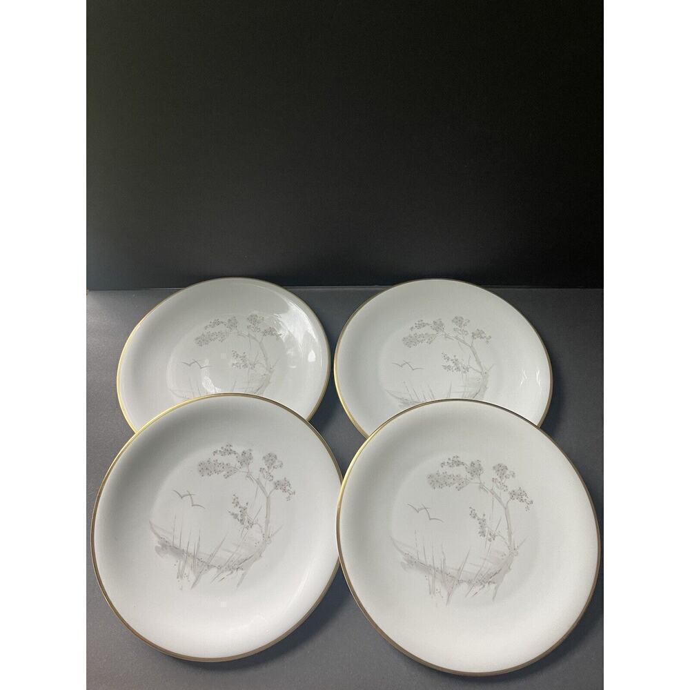 Edelstein Bavaria Made In Germany Malta Plate 20205 White 10” Dinner Plate (4)